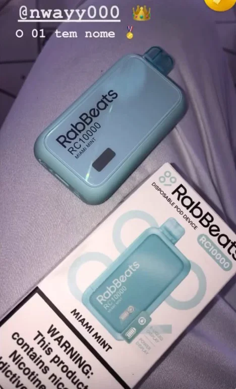 RabBeats Miami Mint postado por cliente: “o 01 tem nome”